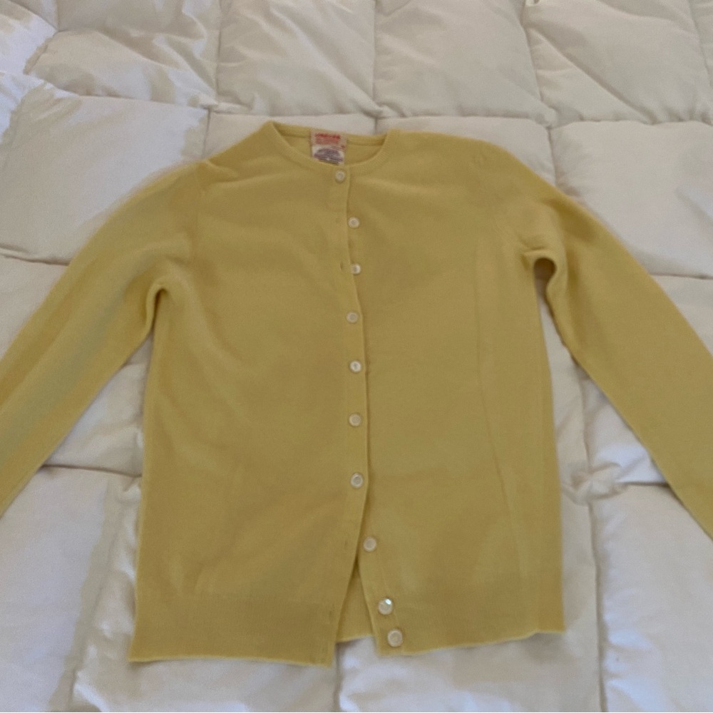 Vintage cashmere cardigan sweater